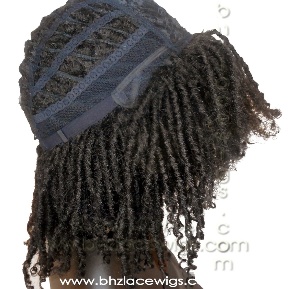 Kenyatta Full cap TWIST OUT wig faux locs dreads - Picture 8 of 8